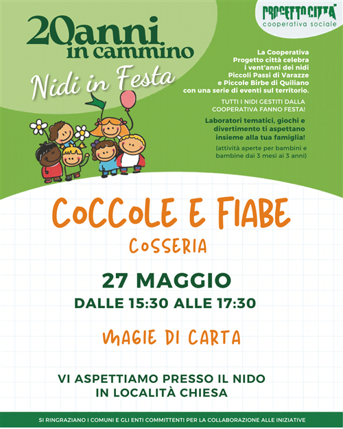 Open Day al Nido “Coccole e Fiabe” di Cosseria
